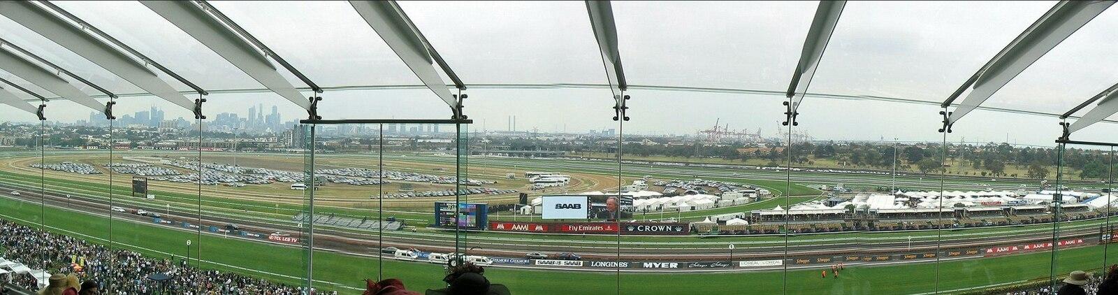 Flemington race course 180 degree