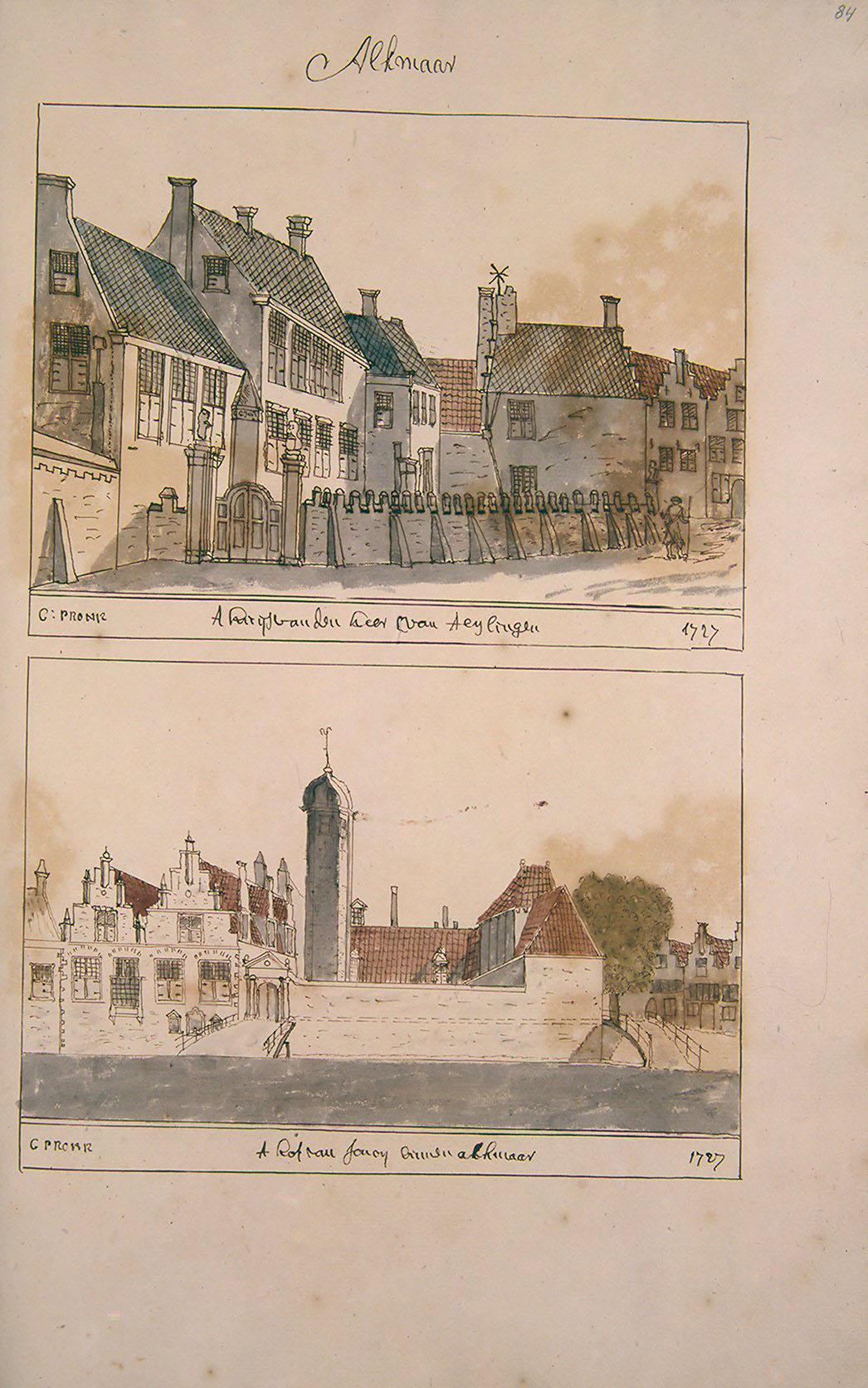 Atlas Schoemaker WESTFRIESLAND DEEL1 057 Noord Holland, Alkmaar