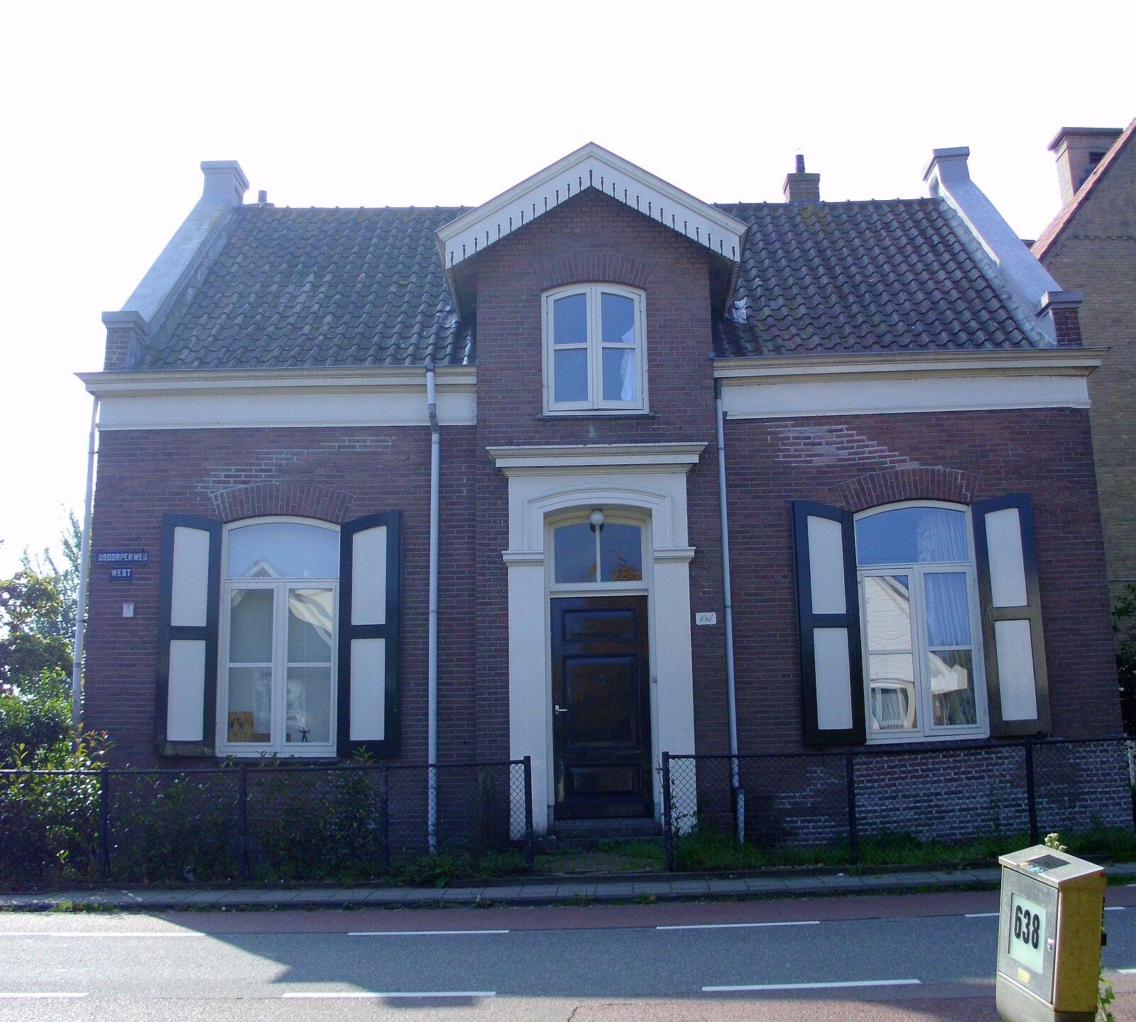Schoolmeesterswoning, Osdorperweg 635, Amsterdam Nieuw West, Oud Osdorp